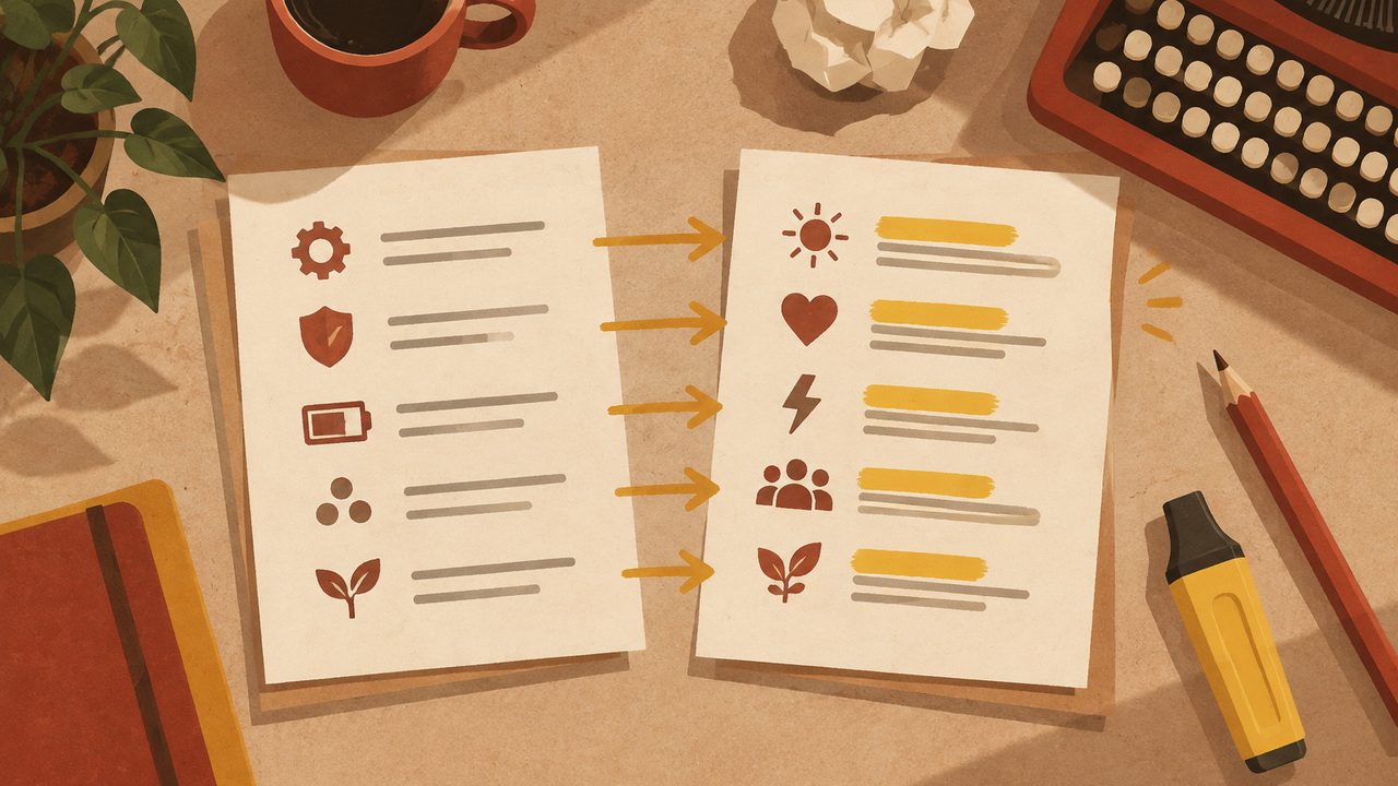 Translating Features Into Benefits Without the Fluff